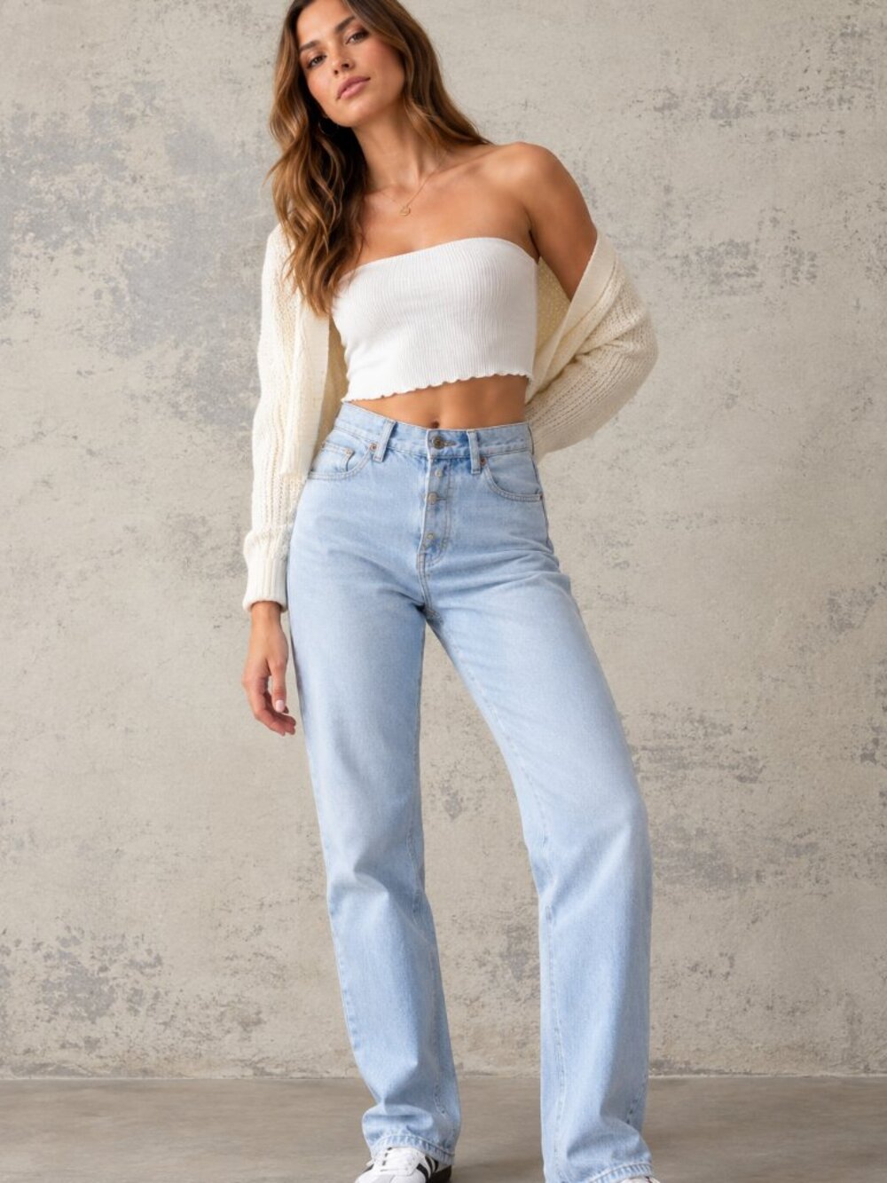PacSun Light Blue Dad Jeans- High Rise